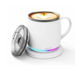 Min Ya 717658105006 Temperature Control Smart Mug 13.5 Oz 3 Mode Rgb Led Display Self Heating