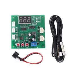 Mioyoow 772288136084 Pwm Driver Module Dc 12v 24v 48v 4-wire Fan Temperature Controller With D