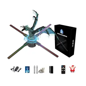 3dhologramfan Missyou 734949960858 18.1 Inch Hologramfan With Remote/bluetooth/wifi/700 Video Library