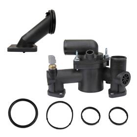Mitzone 001-1042 Automotive Engine Coolant Thermostat Housing Water Outlet Assembly Co