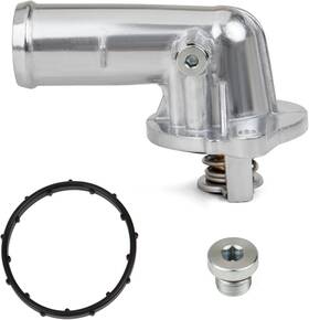 Mitzone 001-504alu Upgrade Aluminum Thermostat Housing Assembly Compatible With Dodge Duran