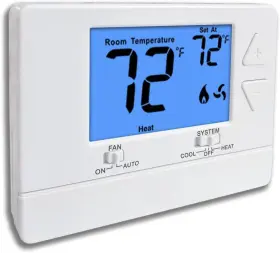 Miuputake 711181813296 Nonprogrammable Thermostat For House Digital Energy-saving Single-st
