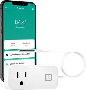 St7-cl Mocreo Temperature Controller Reptile Thermostat Outlet Bluetooth Temp White