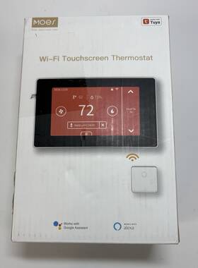 Moes Pct1513-ty Wifi Smart Thermostat Zone Remote Sensor 7 Day Programmable