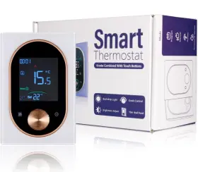 St-9000 Moes Programmable Smart Thermostat For Electric Baseboard Heaters Wifi White New