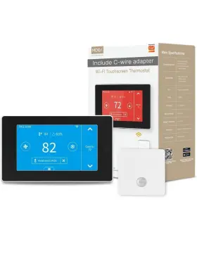 Pct513-ty Moesgo Programmable Wifi Smart Thermostat For Home With Zone Remote Sensor