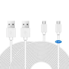 Moyeel 165438854077 42.5ft 13m Power Extension Cable For Wyze Cam/wyze Cam Pan Blink Mini/blink