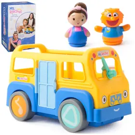 6074734 Ms. Rachel Official My First Learning Electronic School Bus With 2 Figures M