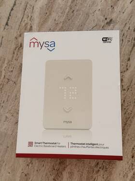Mysa 821661111306 Thermostat Lite - Line Voltage Baseboard Heater 120v/240v