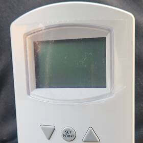Nailor Ste-8001w36 Wall-mounted Push Button Non-programmable Thermostat White