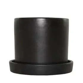 National Plant Network 840125210881 Npn 5 Inch L X W H 1 Quart Semi Matte Black Indoor Ceramic Hyde 1-pack