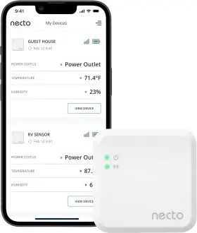 Ms150 Necto Cellular Temperature And Humidity Monitor - 4g Lte No Monthly Fees Power