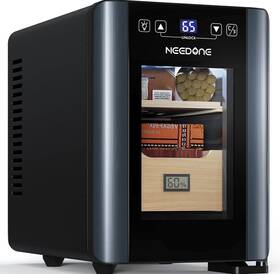 Needone 810139105626 Electric Cigar Humidor 8l With Heating And Cooling Quiet Control Syst