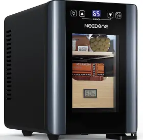 Needone 810139105626 Electric Cigar Humidor 8l With Heating And Cooling Quiet Control Syst