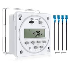 Neoteck Ntk084a Dc 12v/16a Digital Timer Switch 7 Day Time Relay Programmable S