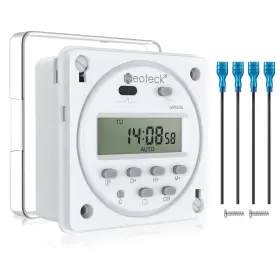 Ntk084a Neoteck Dc 12v/16a Digital Timer Switch 7 Day Time Relay Programmable S