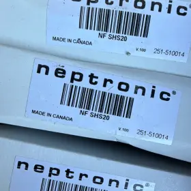 251-510014 Neptronic Nf Shs20 And Hro20 Programmable Thermostat Push Button White Gray