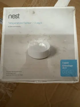 1003090004 Nest Temperature Sensor - Smart Home Thermostat 3 Pack