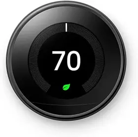 Nest Above 760575144331 Google Learning Thermostat 3rd Generation Works With Alexa - Mirror Bla