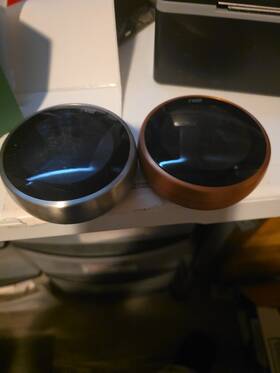 Nest Ad013 Lot Of 2cnest Programmable Thermostats For Parts As Is Untested