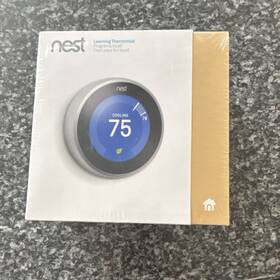 Nest Nestthermo3 Learning Thermostat Programmable Smart Wi-fi Stainless Steel