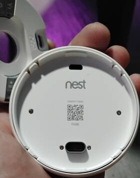 Nest Pu0dbk Thermostat White Round Wi Fi Programmable Smart With App Control