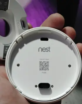 Pu0dbk Nest Thermostat White Round Wi Fi Programmable Smart With App Control