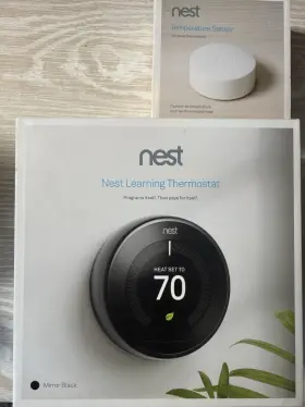 T3036us Nest Learning Thermostat 3rd Gen With Temperature Sensor
