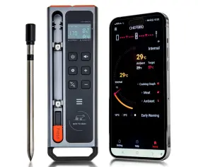 Nice To Meat 767461410594 Wifi And Bluetooth Thermometer Digital Wireless - Long Range Connection