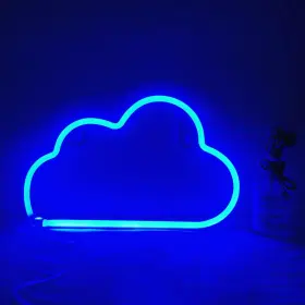 Ninite Lights 824918761583 Cloud Neon Signs Led Light For Wall Decor - Battery Or Usb Powered Nigh