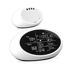 Dm605 Nintabro 12 In 1 Portable Air Quality Monitor Indoor For Home Dual Chip And H... Fast Ship