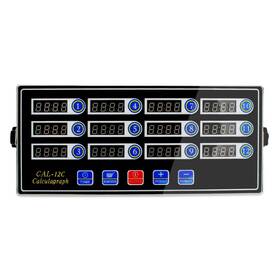 Njtfhu 736364343384 Commercial 12 Channels Kitchen Timer Multi Digital Led Display Cooking Remind