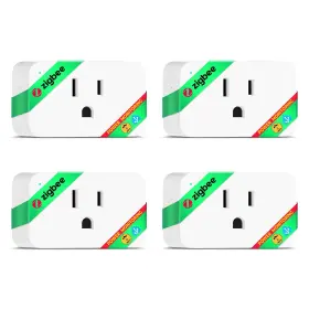 Spu013 Nous Zigbee Smart Plug 15a Energy Monitoring Compatible With Alexa Google