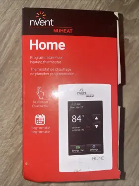 Ac0056 Nuheat Home Radiant Floor Heating Dual Voltage Progamble Thermostat