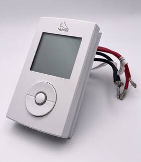 Nuheat Oem632-ga Solo White Programmable Dual Voltage Floor Heating Thermostat Euc