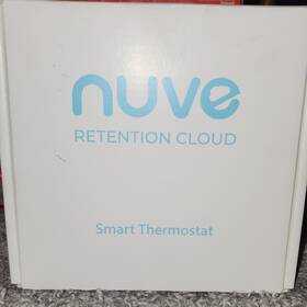 Nuve 01-324-004633 Retention Cloud Samo White Square 24v Battery Thermostat