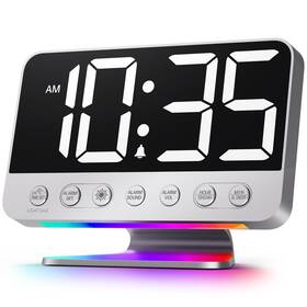 Odokee U2-sv-001 Digital Alarm Clocks For Bedrooms Large Bold Number 5 Brightness Dimmer - Ea