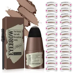 B0b5jymgfh Oetuiow Eyebrow Stamp Stencil Kit - One-step Eye Brow With 24 Reusable Th