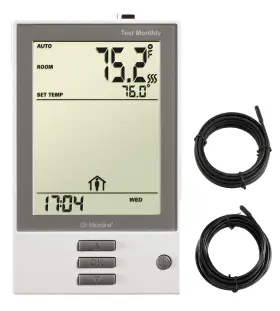 Oj Microline 677355778962 Thermostat With Built-in Gfci. Programmable Dual Voltage S