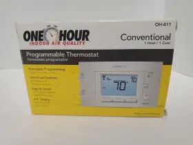 Oh-411 One Hour Comfort Sentry 1h/1c Programmable Thermostat