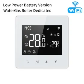 Zwt198 Onestop-stores Tuya Wifi/zigbee Smart Thermostat Low Power Battery Water Gas Boiler Temperature