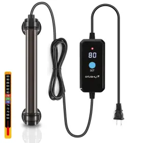 Rh25 Orlushy 25w Submersible Mini Fish Tank Heater Adjustable Aquarium Wit
