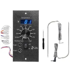 Oubd-bl01 Outgik Digital Thermostat Kit For Traeger Control Panel Parts Replacement Upgra