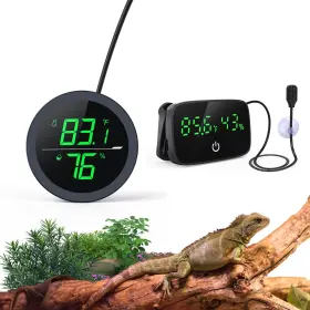 Atyh-fh-1 Paizoo Led Digital Reptile Thermometer And Humidity Gauge Hygrometer For Snak