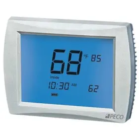 T12532-001 Peco Programmable Thermostat 7 5-2 5-1-1 Programs 3 H 2 C Wall