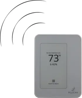 Pelican 855406007289 Wireless Systems Tc2 Connected Touch Thermostat With Humidity Control