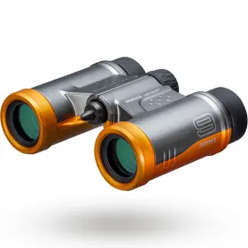 61814 Pentax Binoculars Ud 9x21 - Gray And Orange. A Bright Clear Field Of View
