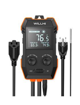 Pet Supplies 49328 Reptile Terrarium And Greenhouse Temperature Controller Heating Or Cooling Mode