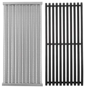 Ca-pt-fs143ss-1 Petkao S1143-1 17 Inch Stamped Emitters And Grill Grates Replacement For Charbroil Commercial Ser
