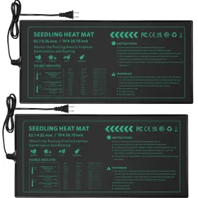 Zw2p Petzooka Seedling Heat Mat Durable Waterproof Plant Heating Pad 10 Inch X 20.75 For Germ